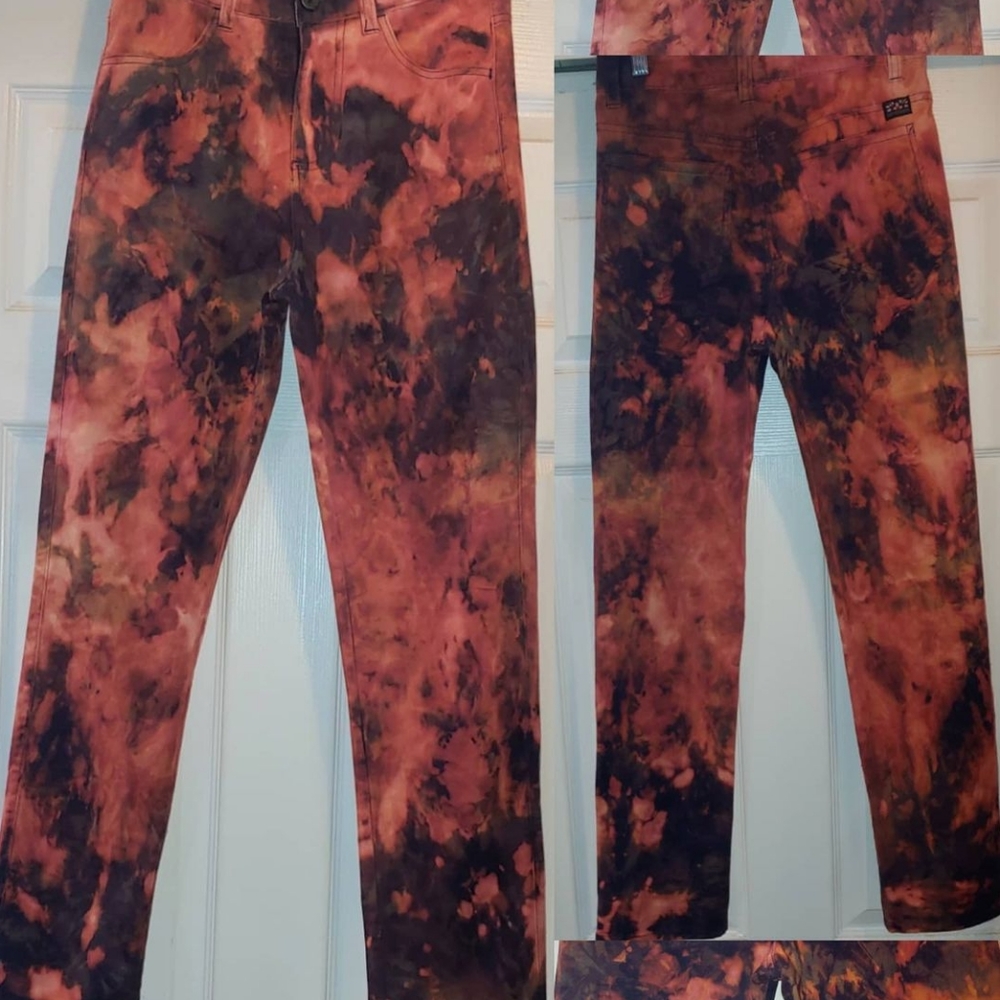 Tie dye one of a kind pants